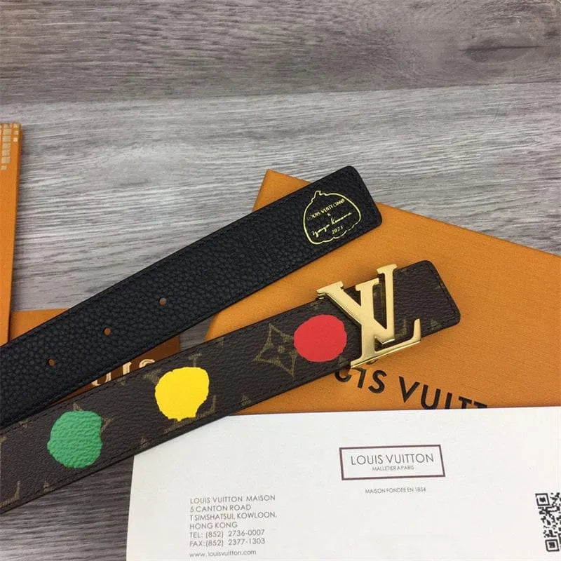 Louis Vuitton 草間彌生 30mm モノグラム リバーシブルベルトM0655