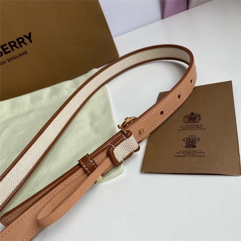 burberry B buckle belt
