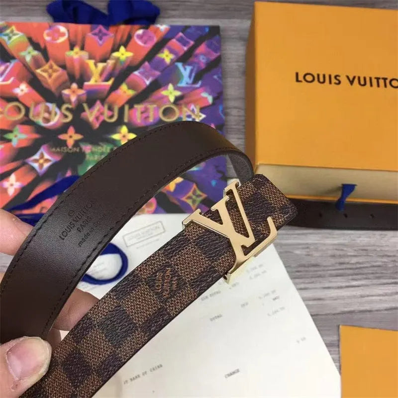 Louis Vuitton ミニ・ダミエ サンチュール・LV イニシャル 25MMベルトM9267V
