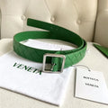 BOTTEGA VENETA イントレチアトベルト3.5cmグリーン