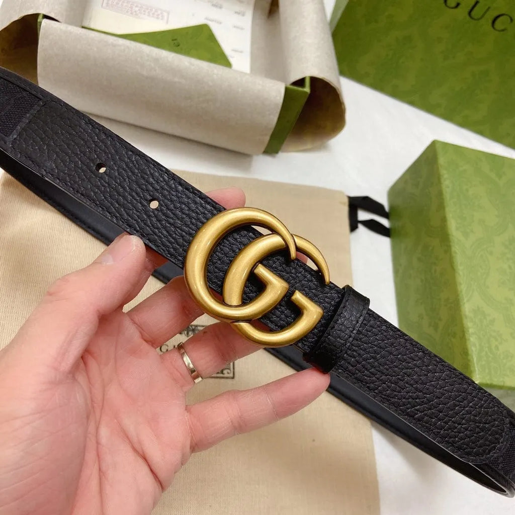 GUCCI グッチ GGバックル レザー ベルト