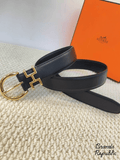 Hermès 33MM H Equestre Belt With Golden Buckle In Different Colors