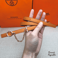Hermès 13MM Orange Carrousel Reversible Belt In Different Buckle Colors