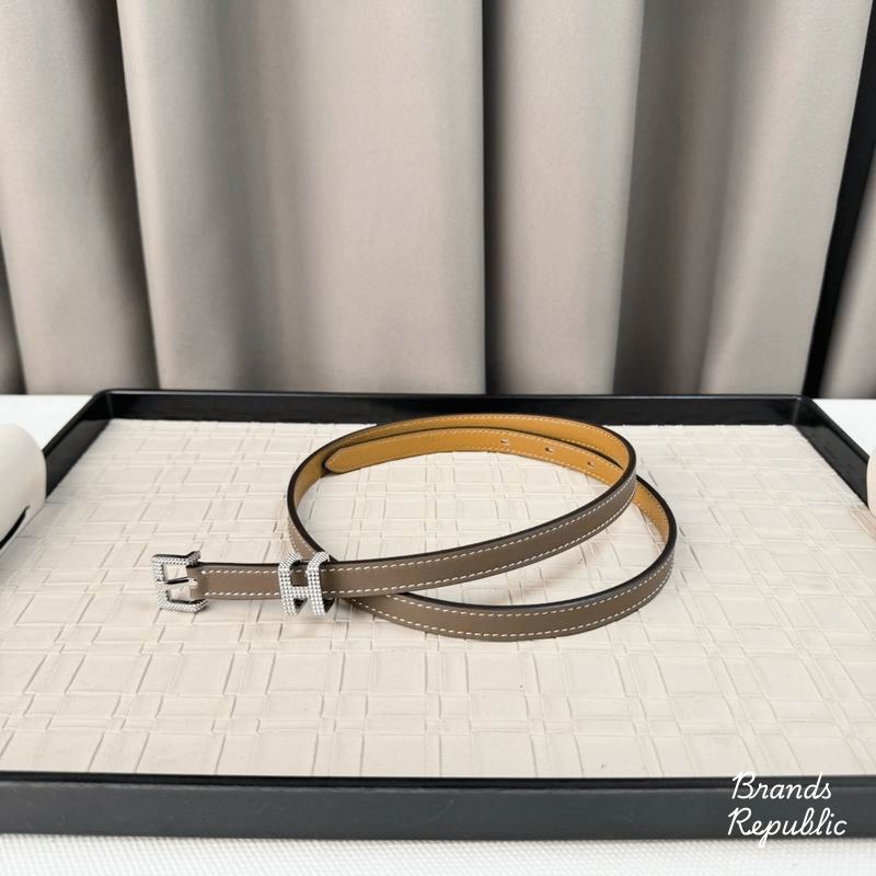 Hermès 15MM Pop H Guilloché 15 Belt In Different Buckle Colors