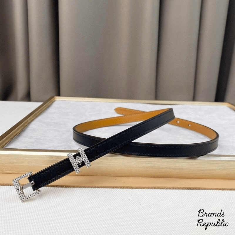 Hermès 15MM Pop H 15 Black Belt In Different Buckle Colors