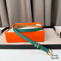 Hermès 15MM Pop H 15 Green Epsom Belt In Different Buckle Colors