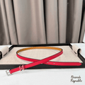 Hermès 15MM Pop H 15 Red Epsom Belt In Different Buckle Colors