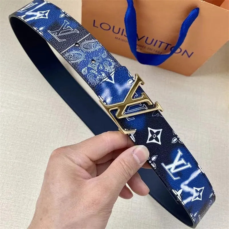 Louis Vuitton サンチュール LV イニシャル リバーシブル ベルトM0530