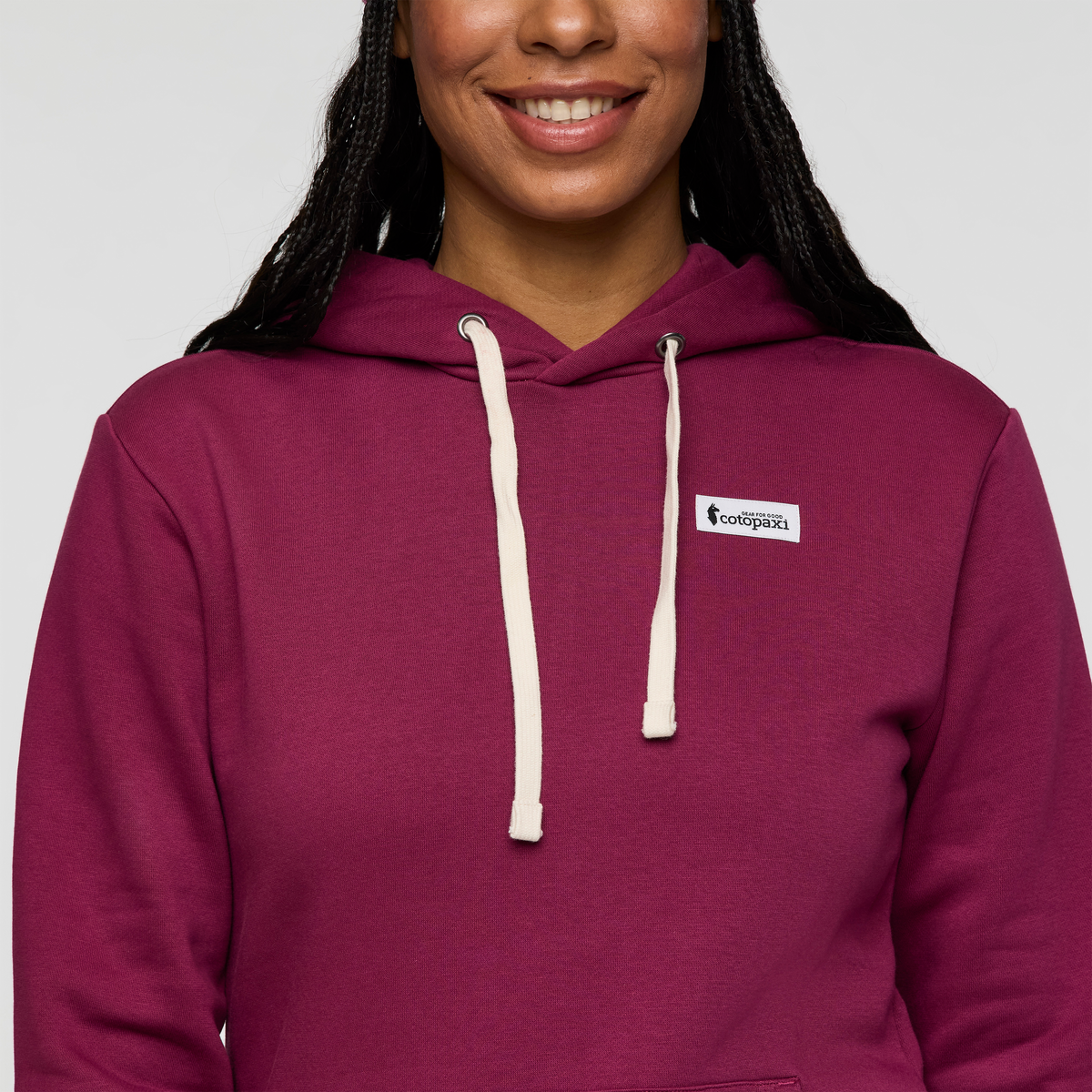 Llama Patch Pullover Hoodie - Women's