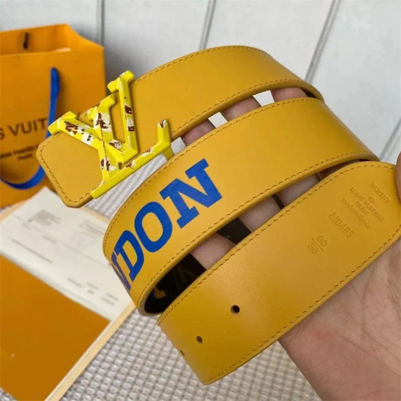 Louis Vuitton サンチュール・LVピラミッド 40MM リバーシブル ベルトM0495