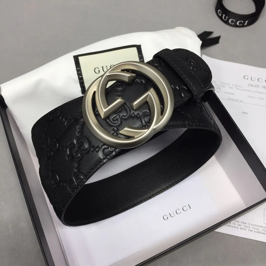gucci belt 40mm Silver