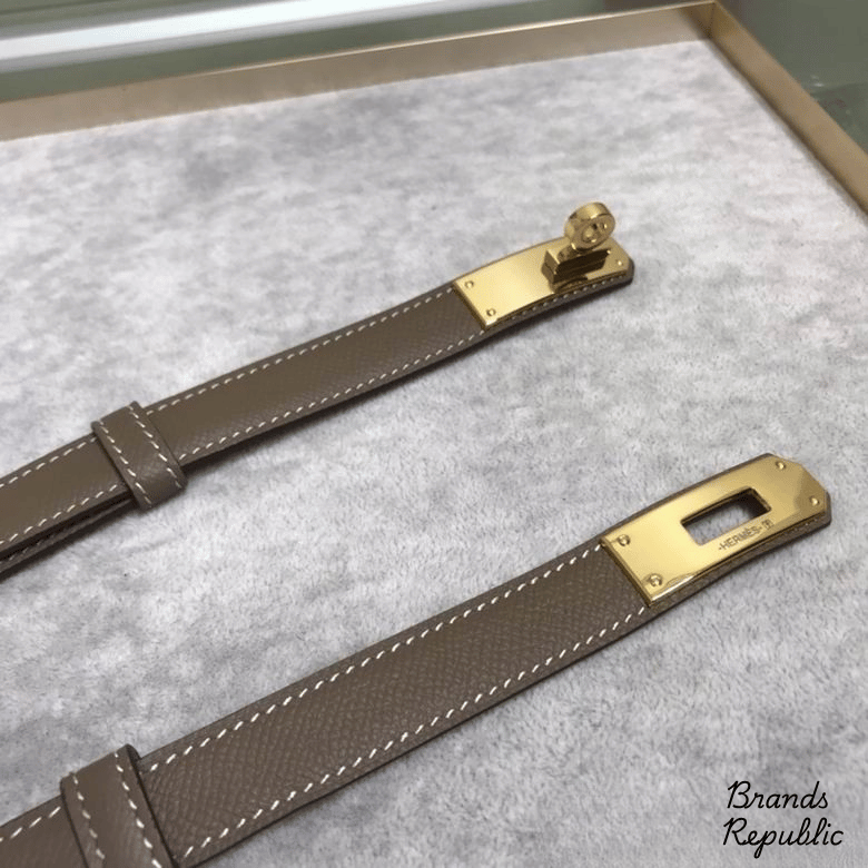 Hermès 25MM Kelly Belt In Different Buckle Colors