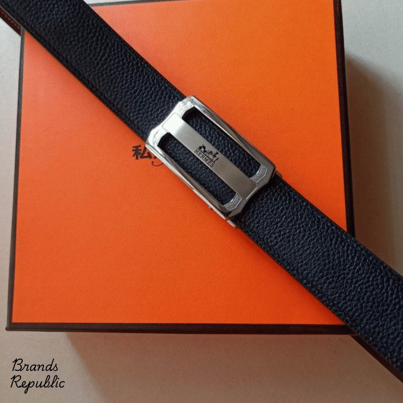 Hermès 34MM Quizz Buckle & Reversible Leather Strap Belt In Different Buckle Colors