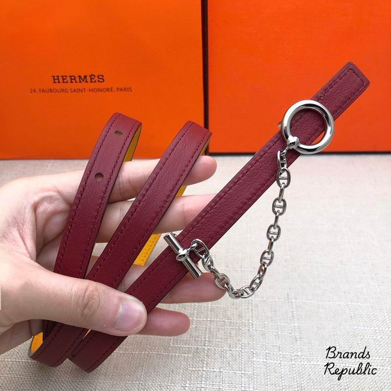 Hermès 13MM Yellow Carrousel Reversible Belt In Different Buckle Colors