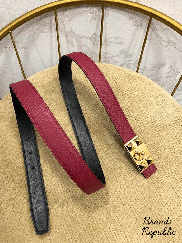 Hermès 25MM Collier de Chien (CDC) Leather Belt In Different Colors