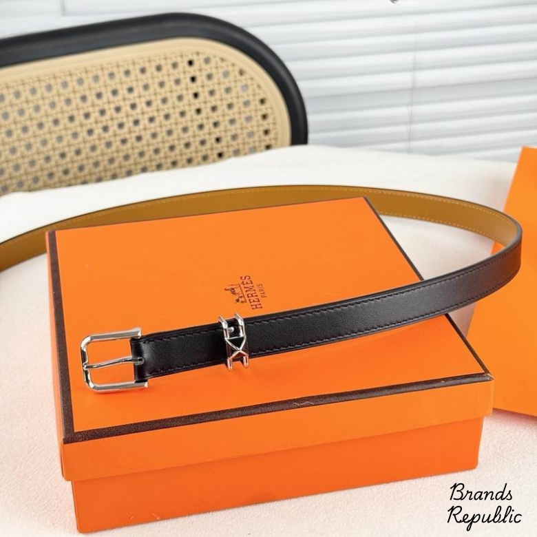 Hermès 20MM Black Pin Buckle Belt In Different Buckle Colors