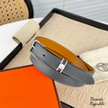 Hermès 20MM Pop H 15 Leather Belt In Different Buckle Colors