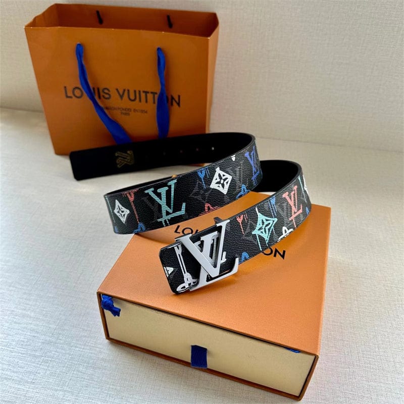 Louis Vuitton サンチュール・LV シェイプ 40MM リバーシブルベルトM0637