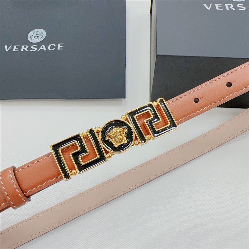 versace reversible original calfskin nubuck bottom belt