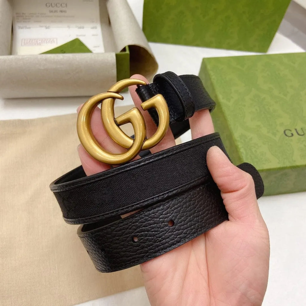 GUCCI グッチ GGバックル レザー ベルト