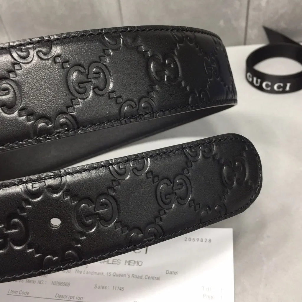 gucci belt 40mm Silver