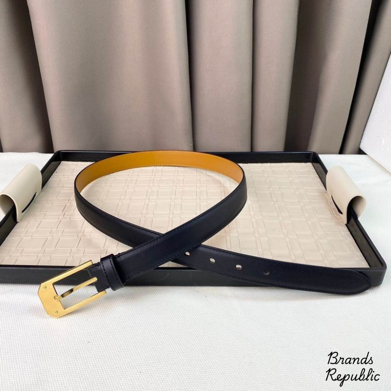 Hermès 25MM Classic Black Interchangeable Belt In Different Buckle Colors