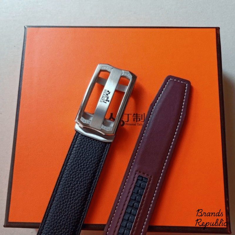Hermès 34MM Quizz Buckle & Reversible Leather Strap Belt In Different Buckle Colors