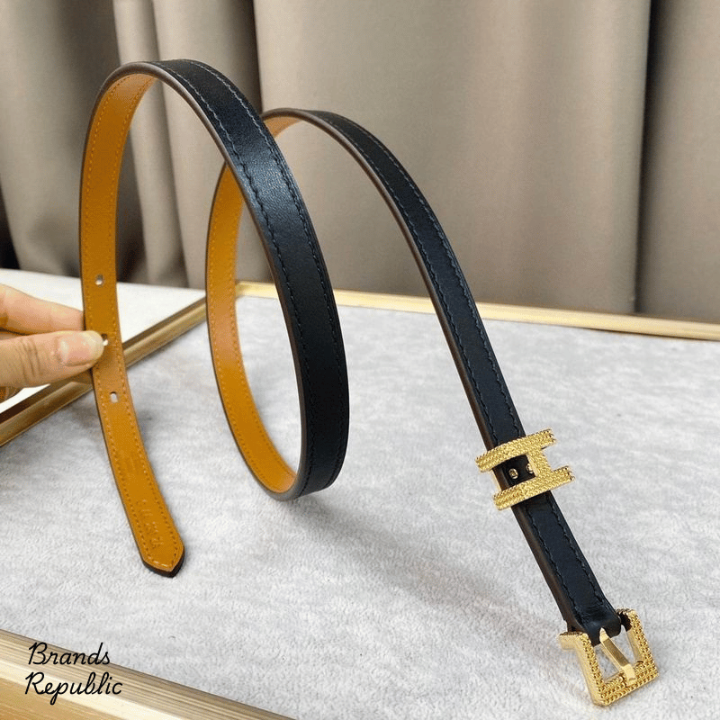 Hermès 15MM Pop H 15 Black Belt In Different Buckle Colors