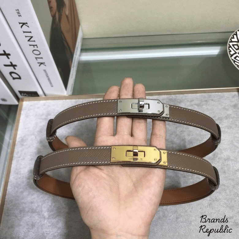 Hermès 25MM Kelly Belt In Different Buckle Colors