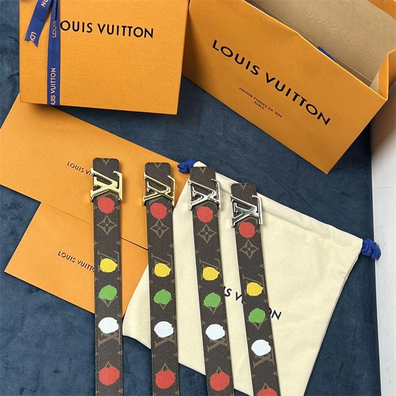 Louis Vuitton 草間彌生 30mm モノグラム リバーシブルベルトM0655