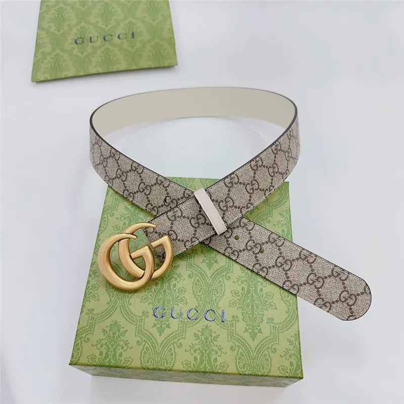 gucci new double-sided original calfskin belt