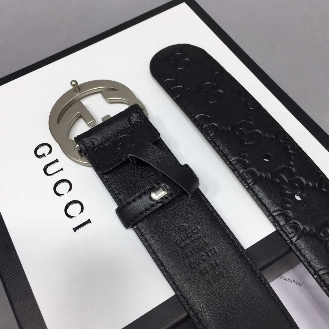 gucci belt 40mm Silver