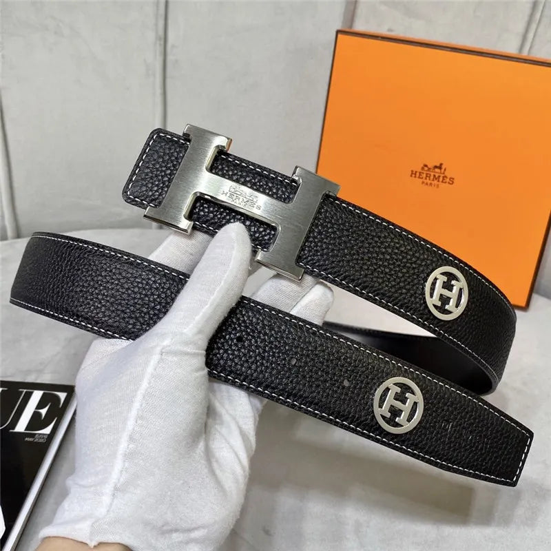 hermes belt women black
