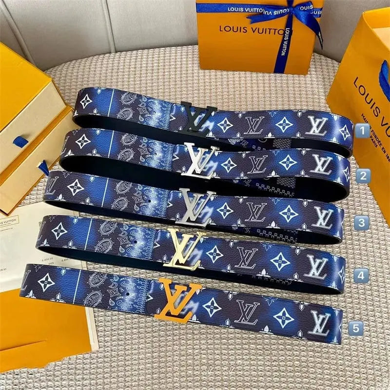Louis Vuitton サンチュール LV イニシャル リバーシブル ベルトM0530