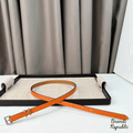 Hermès 15MM Pop H 15 Orange Epsom Belt In Different Buckle Colors