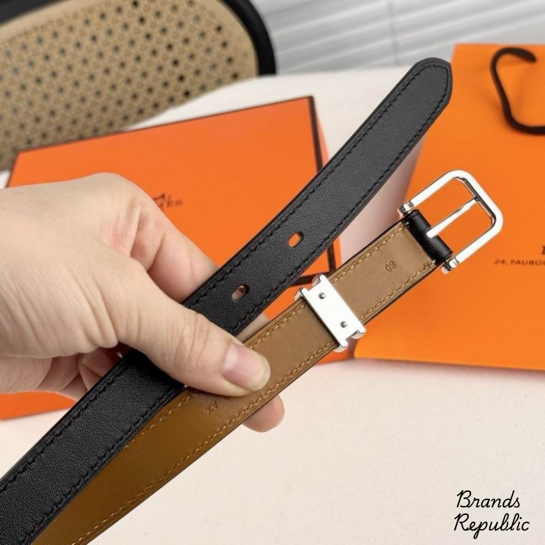 Hermès 20MM Black Pin Buckle Belt In Different Buckle Colors