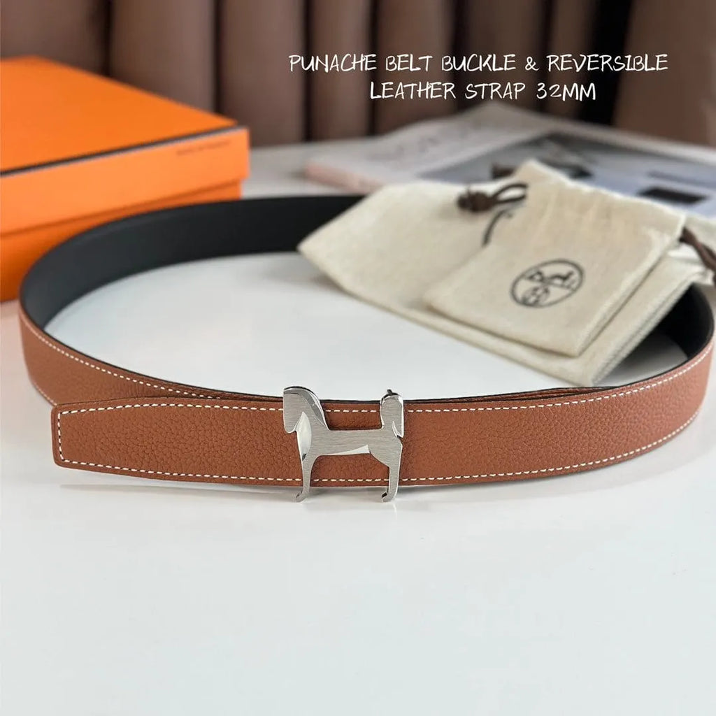 HERMES リバーシブルベルト 32mm