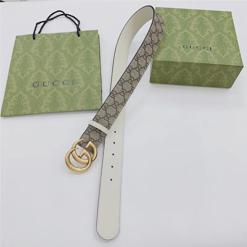 gucci new double-sided original calfskin belt