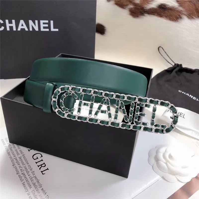 chanel color belt