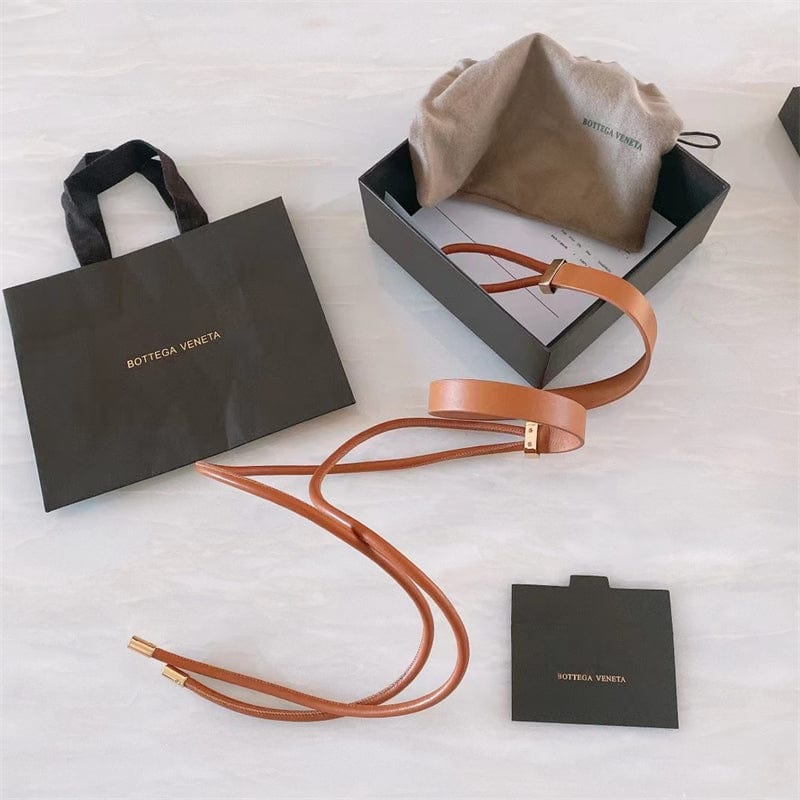 BOTTEGA VENETA レディースレザーベルト2.0cm