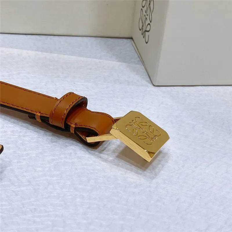 loewe loewe Amazona padlock belt in smooth calfskin