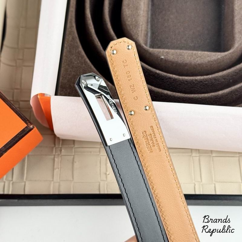 Hermès 18MM Kelly 18 Black Epsom Belt In Different Buckle Colors