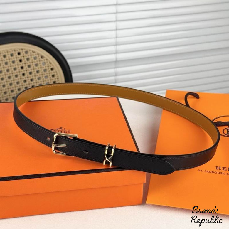 Hermès 20MM Black Pin Buckle Belt In Different Buckle Colors