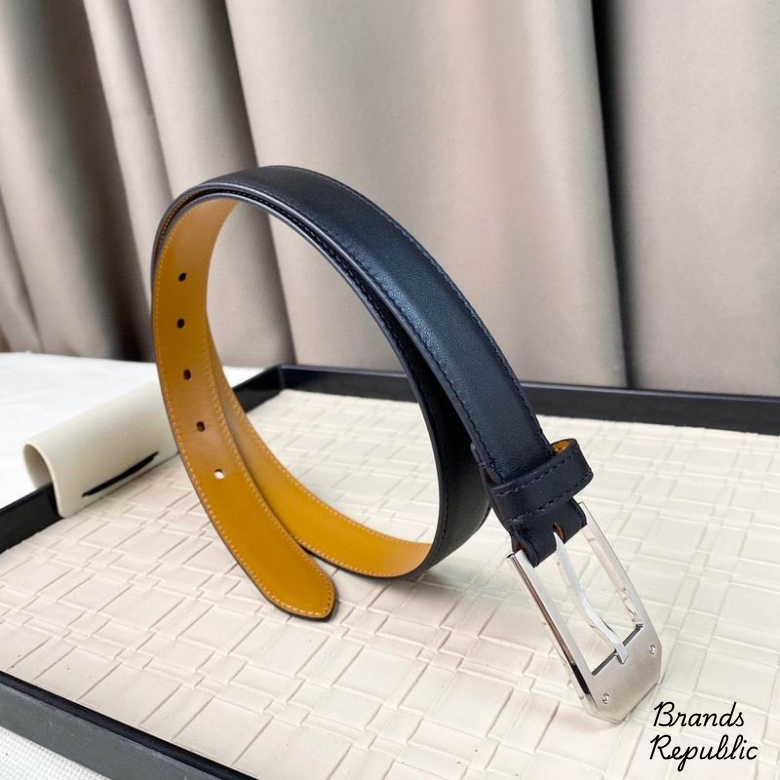 Hermès 25MM Classic Black Interchangeable Belt In Different Buckle Colors