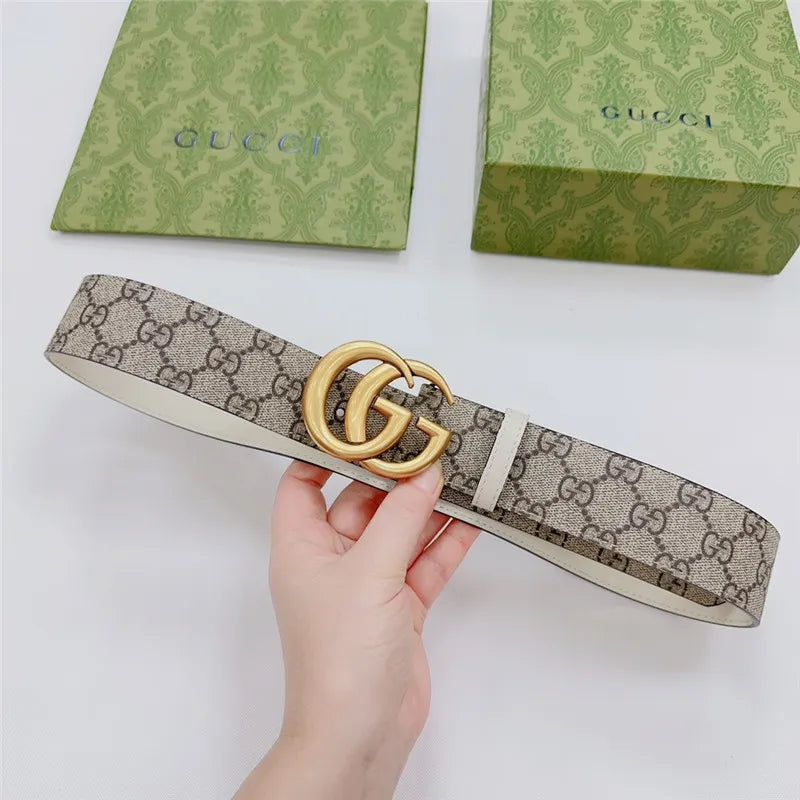 gucci new double-sided original calfskin belt