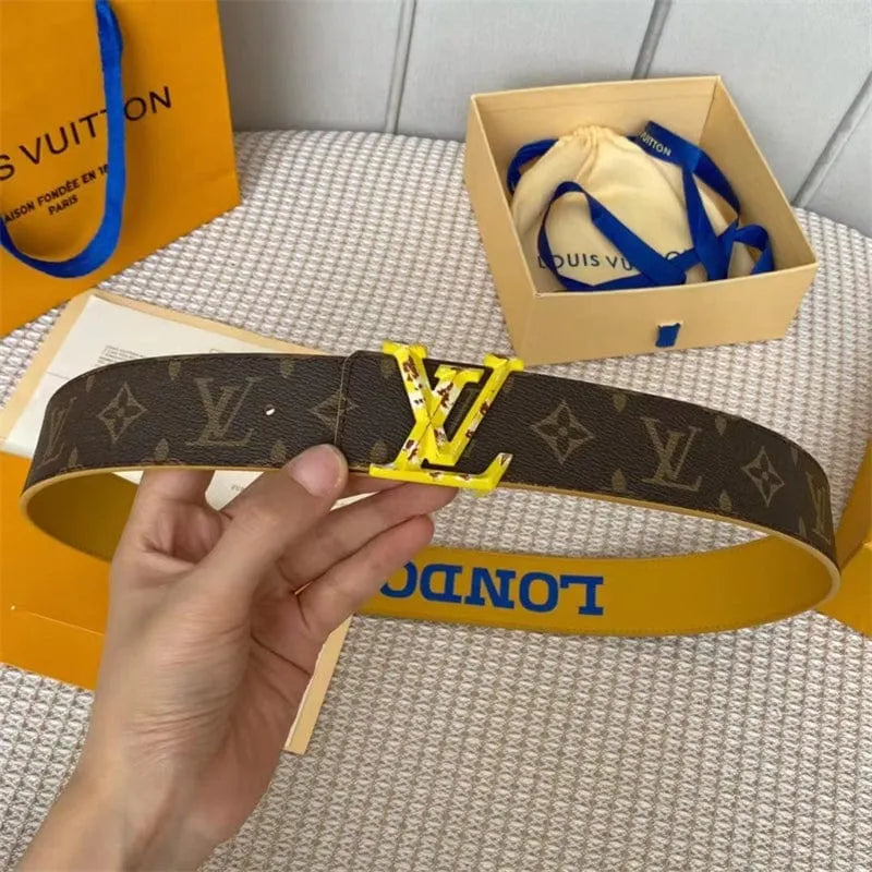 Louis Vuitton サンチュール・LVピラミッド 40MM リバーシブル ベルトM0495