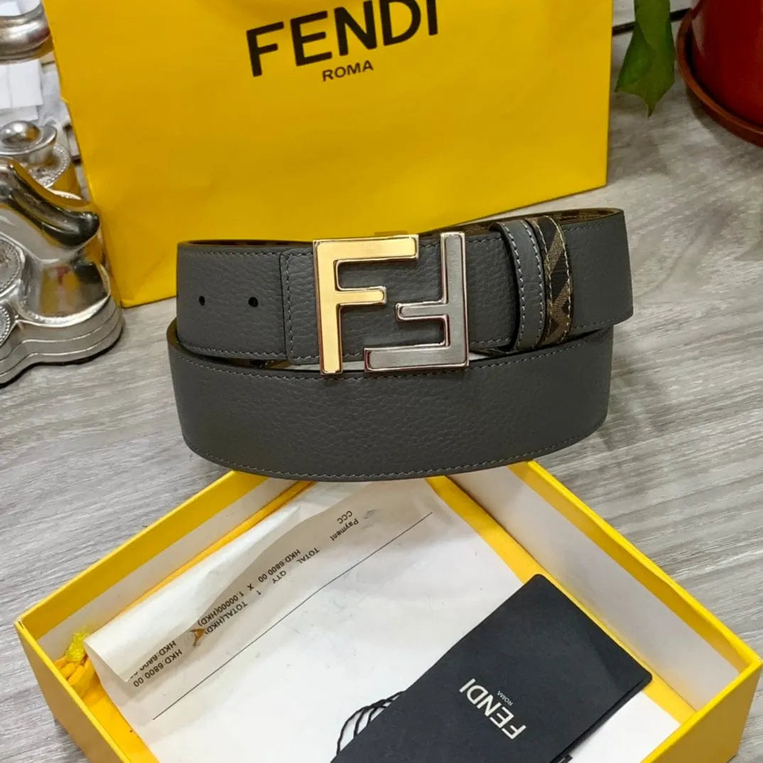 ★FENDI★リバーシブル FF レザーベルト4.0cm