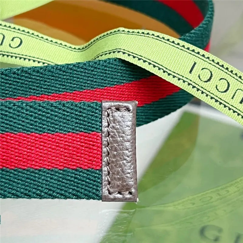 gucci webbing belt with rectangular buckle