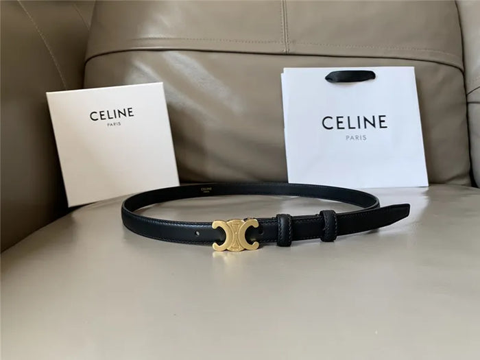 celine reversible belt in original smooth calfskin