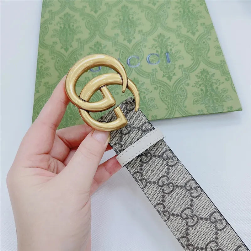 gucci new double-sided original calfskin belt